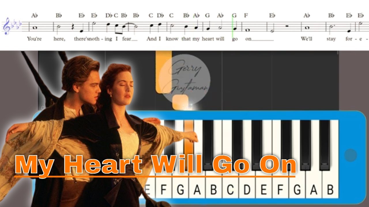 My Heart Will Go On | Melodica / Pianika Tutorial With Sheet Music