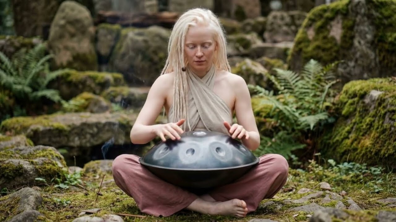 Deep Meditation Handpan Music in Nature | Let Go & Find Inner Peace
