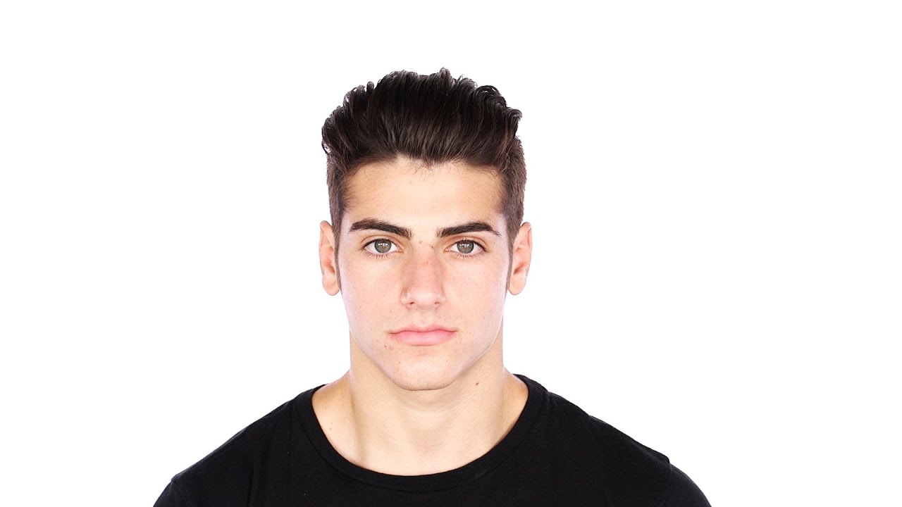 Thick Hair Slick Back Hairstyle - TheSalonGuy