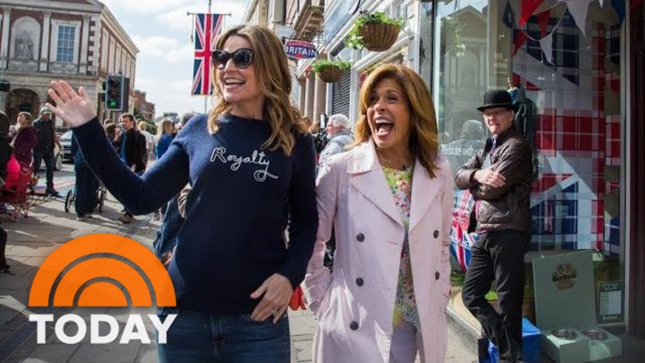 Royal Wedding: Savannah Guthrie And Hoda Kotb Hit The Streets Of Windsor | TODAY
