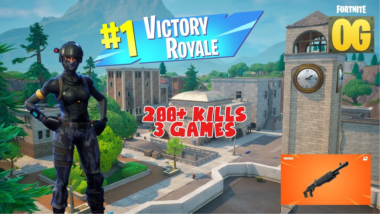 200+ Kills! High Kill Fortnite Controller Gameplay with OG Elite Agent Skin