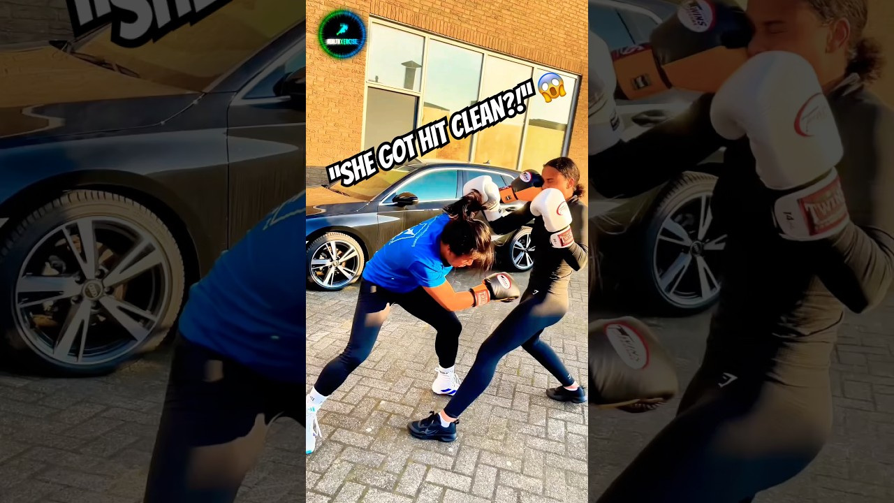 Brutal Exchange in Women&rsquo;s Boxing &ndash; Who Won This Round?! #shorts