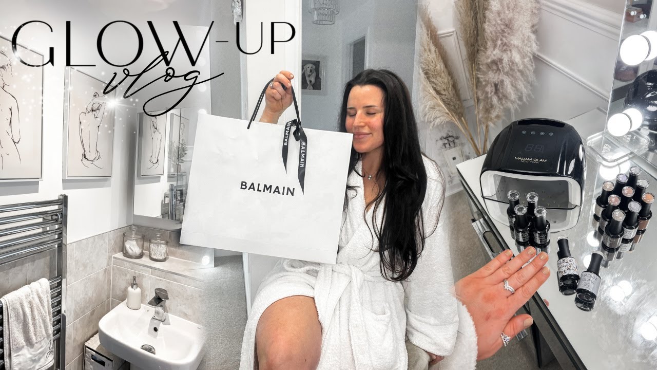 COLLECTIVE HAUL, BALMAIN DUBAI SALE, HOME BUDGET BEAUTY ROUTINE & MORE | GLOW UP VLOG