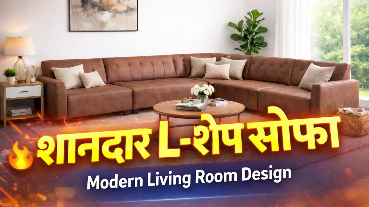 “L Shape Sofa Making Process | एल शेप सोफा कैसे बनता है | Furniture Making”शानदार Real Leather Sofa 