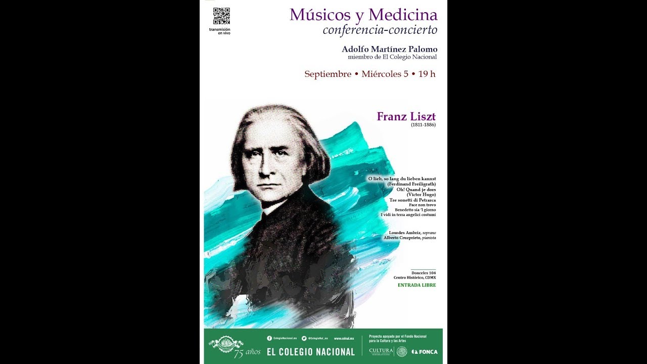 Franz Liszt (1811 -1886) | Músicos y medicina | Conferencia-concierto | sexto ciclo - 2018