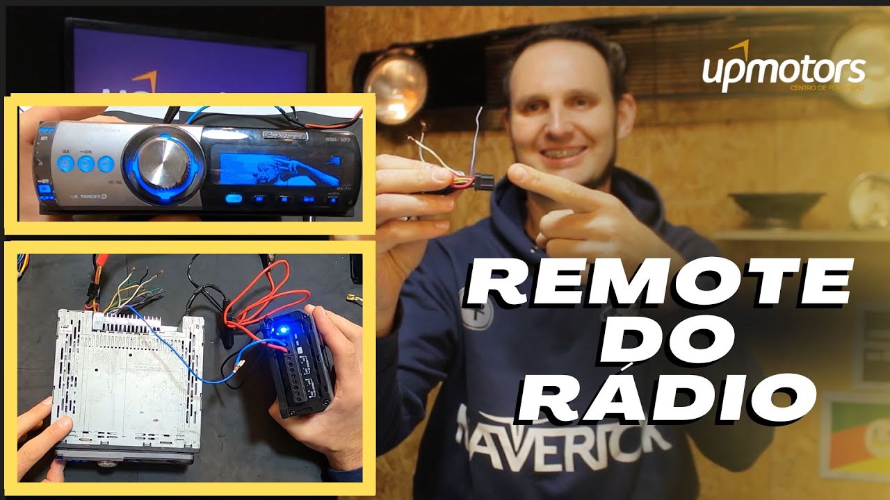 Fio REMOTE do Rádio como funciona e como ligar RELÉ ; UPMOTORS