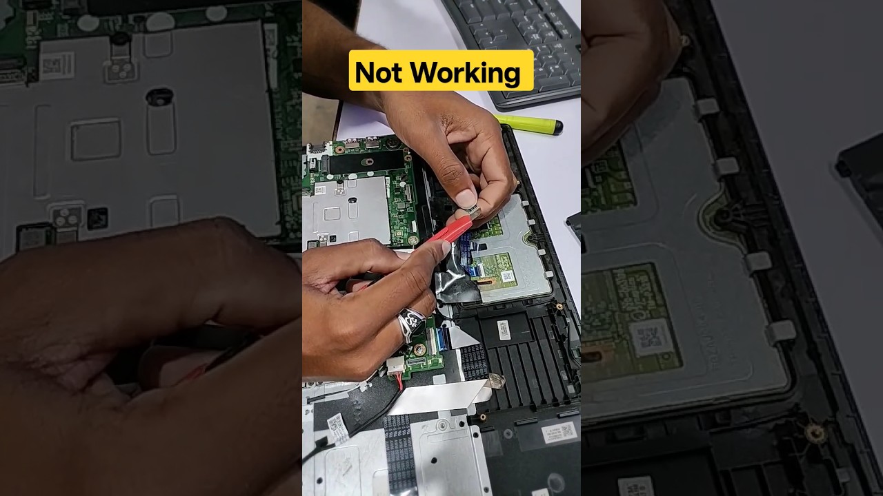 Laptop Touchpad Not Working Clean The Touchpad Steep#macnitesh #touchpad