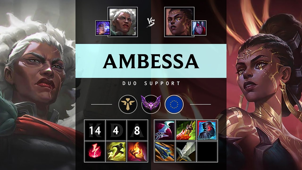 Ambessa Support vs Mel - EUW Master Patch 25.15