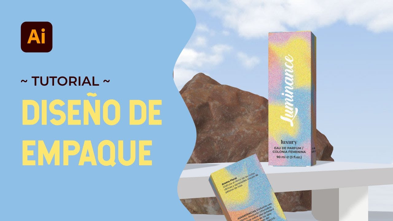📦 Cómo DISEÑAR un PACKAGING de PRODUCTO en ILLUSTRATOR 2023