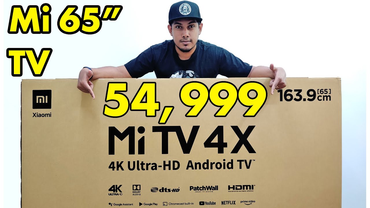 XIAOMI | Mi Tv 4x 169,3 см 65 дюймов всего за 54 999 долларов. Огромный 4K-телевизор | Распаковка...