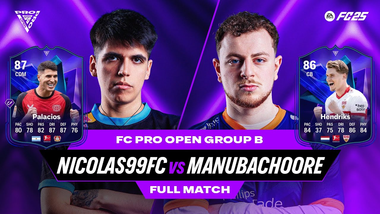 Two former World Champions collide! | Nicolas99FC v ManuBachoore | FC Pro Open | Full Match