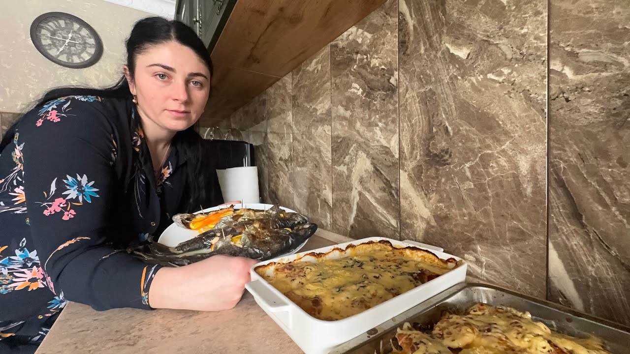 Mountain relaxation in the village⛰️👍Galina prepares delicacies🥮Serhiy works and cleans💪Carpathians
