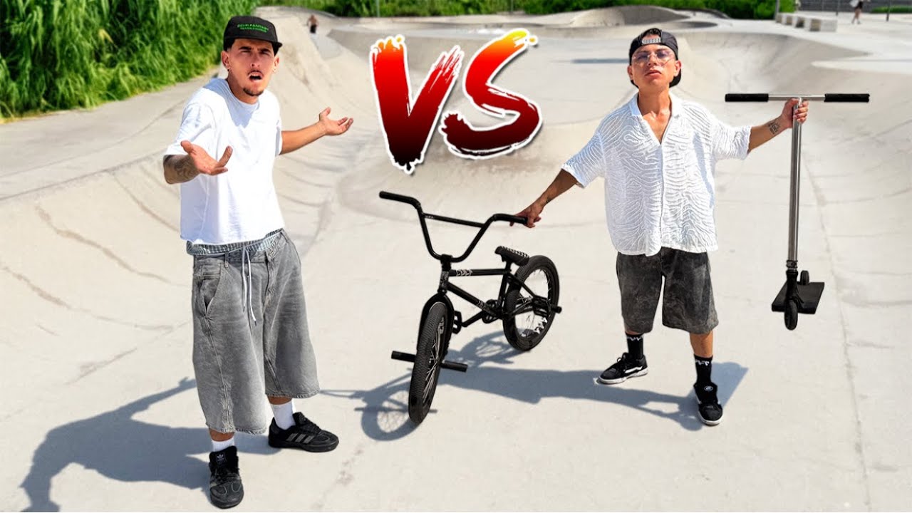 SCOOTER vs BMX ¡Nos cambiamos los deportes! 😱