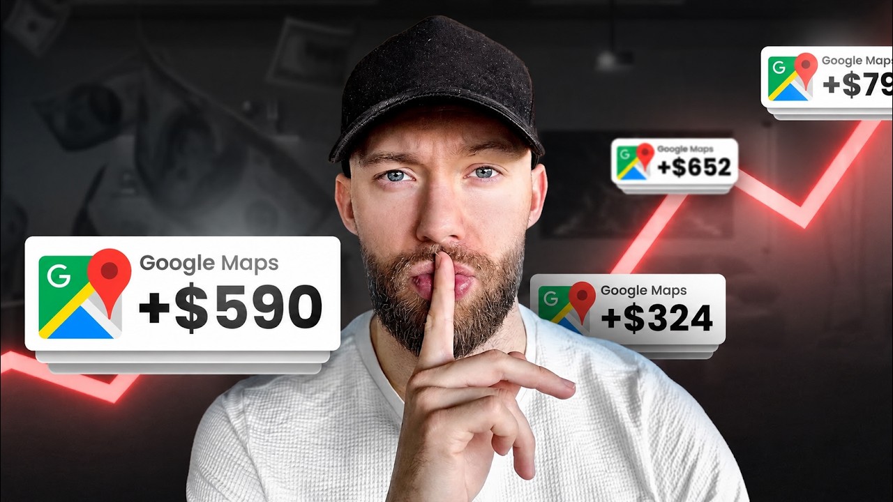 Как я использую Google Maps + ИИ для поиска клиентов ($31 900 в месяц)