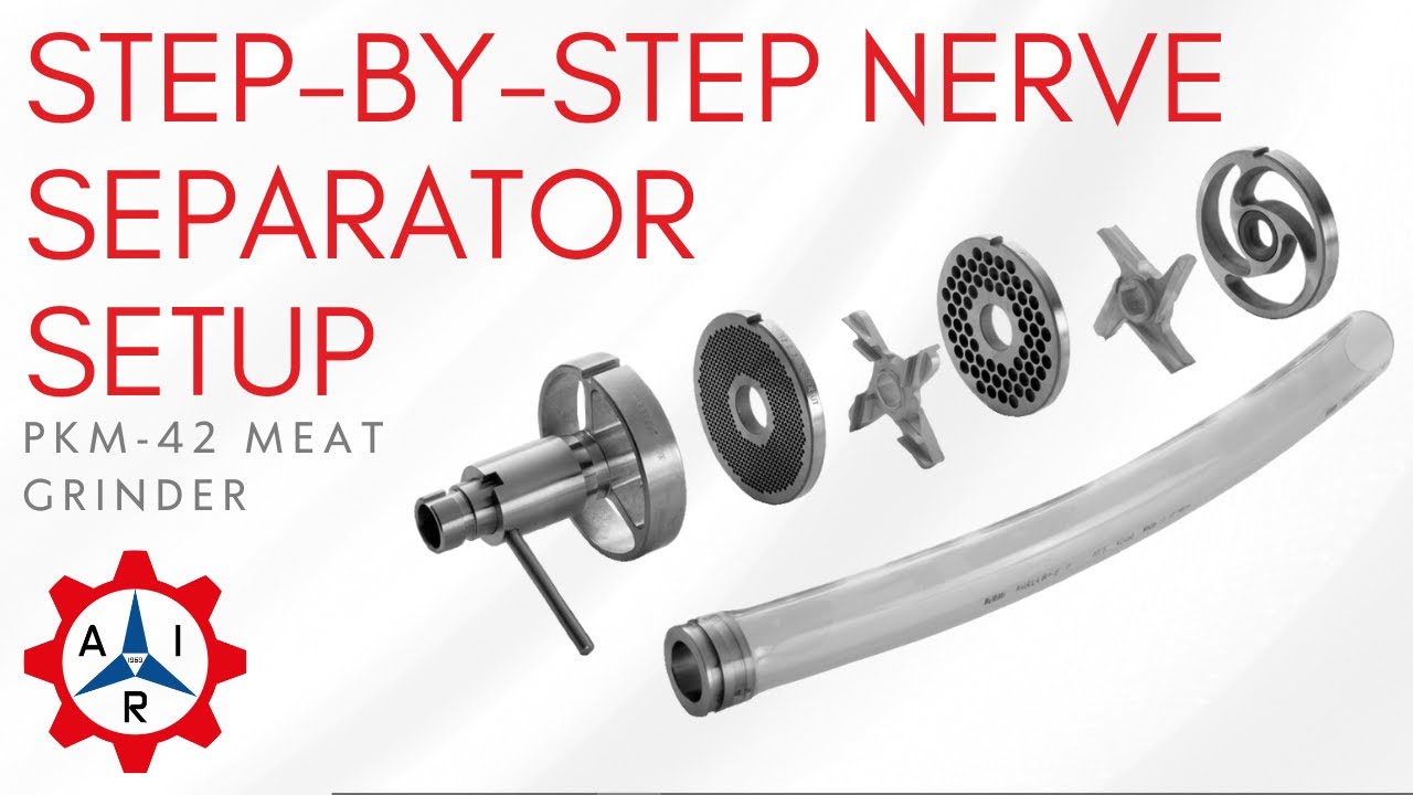 PKM-42 Meat Grinder: Step-by-Step Nerve Separator Setup