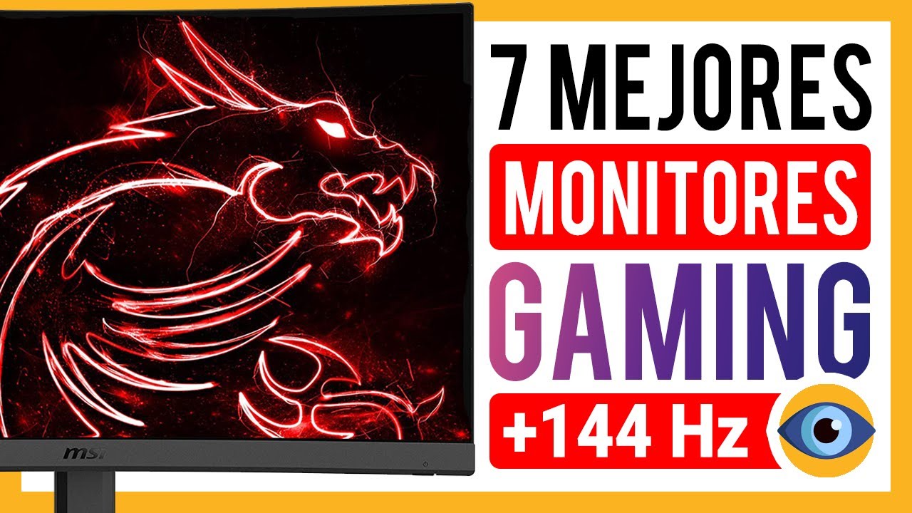 🥇 7 MEJORES MONITORES GAMING 144hz de 2021 🎮 CALIDAD PRECIO 🖥 para DISEÑO, PROGRAMAR 💥 en AMAZON