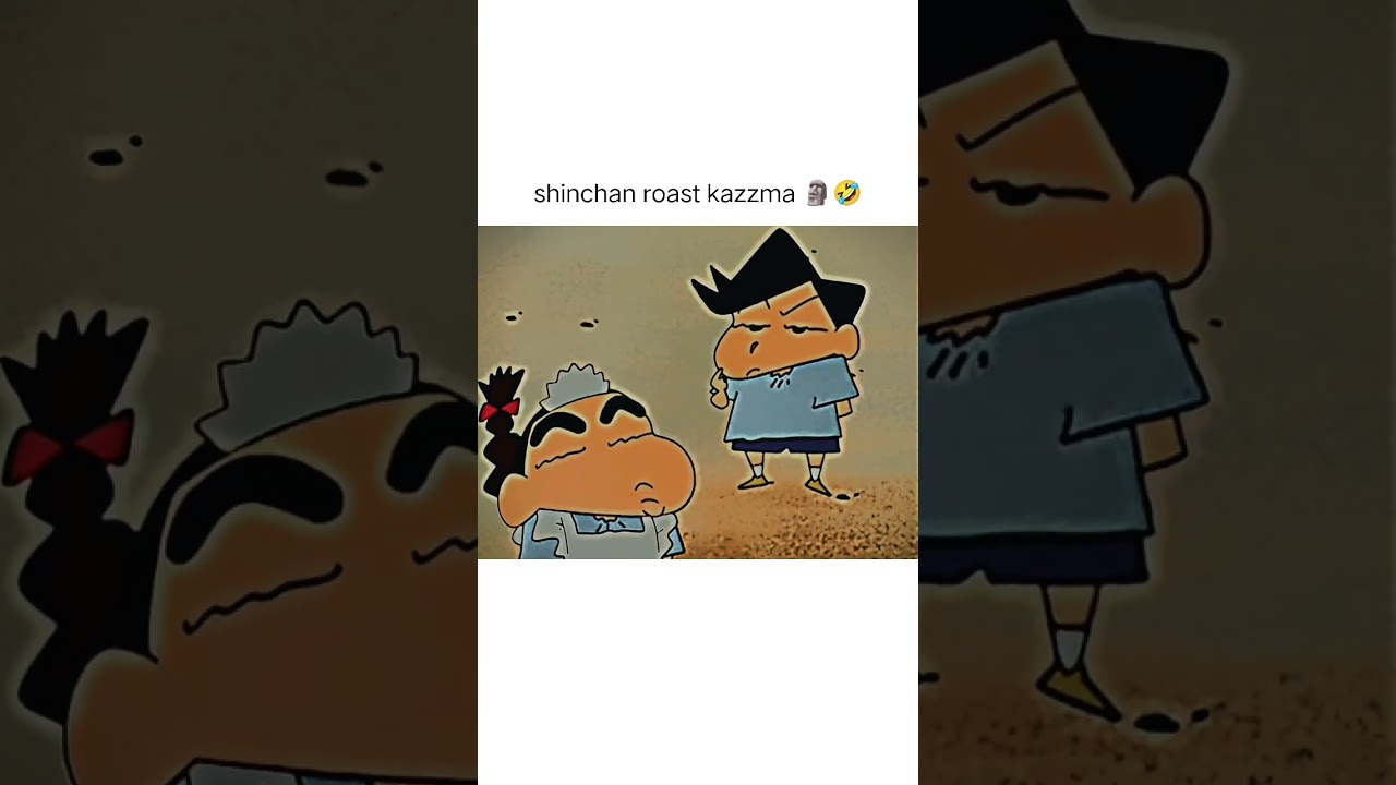 shinchan roast kazzma 🗿🤣 shin-chan funny moments video 📸🤣😂 #shinchan #trending #viral #funny