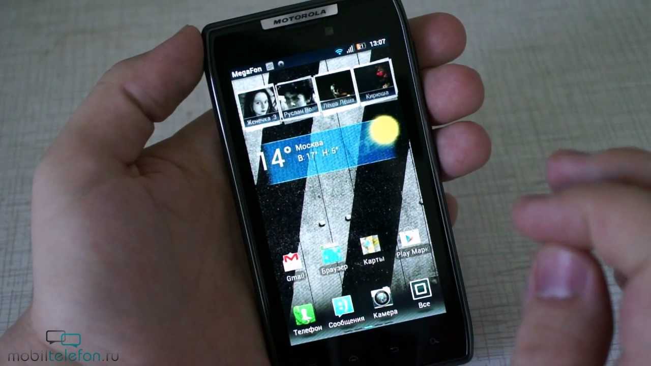 Обзор Motorola RAZR (XT910), часть 1 из 2: дизайн и интерфейс