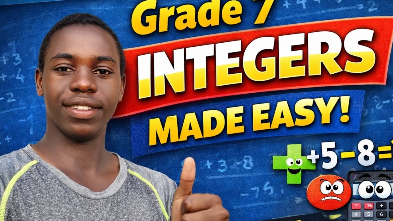 Grade 7 Mathematics: Integers Operations, Properties & Applications #mathtutorial