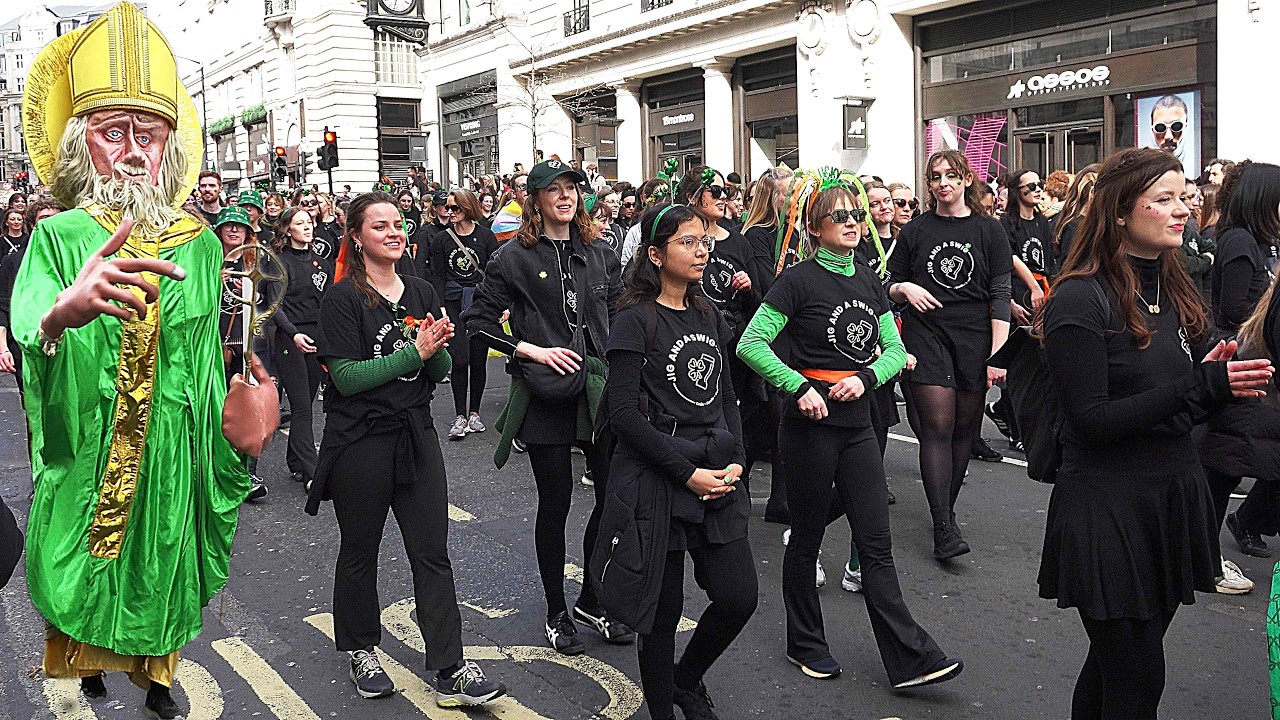 St Patrick's Day Parade London 2026 ☘ #stpatricksday #ireland #irish