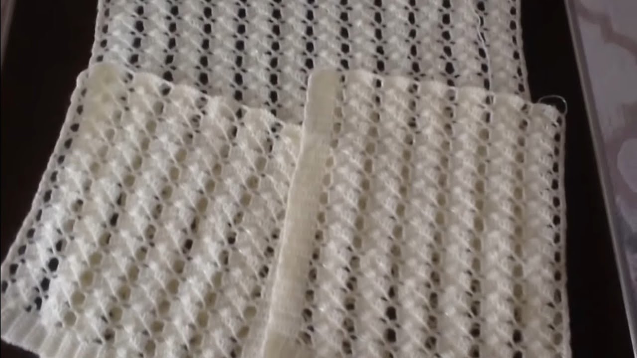 Müge Çiçeği Yelek Örneği