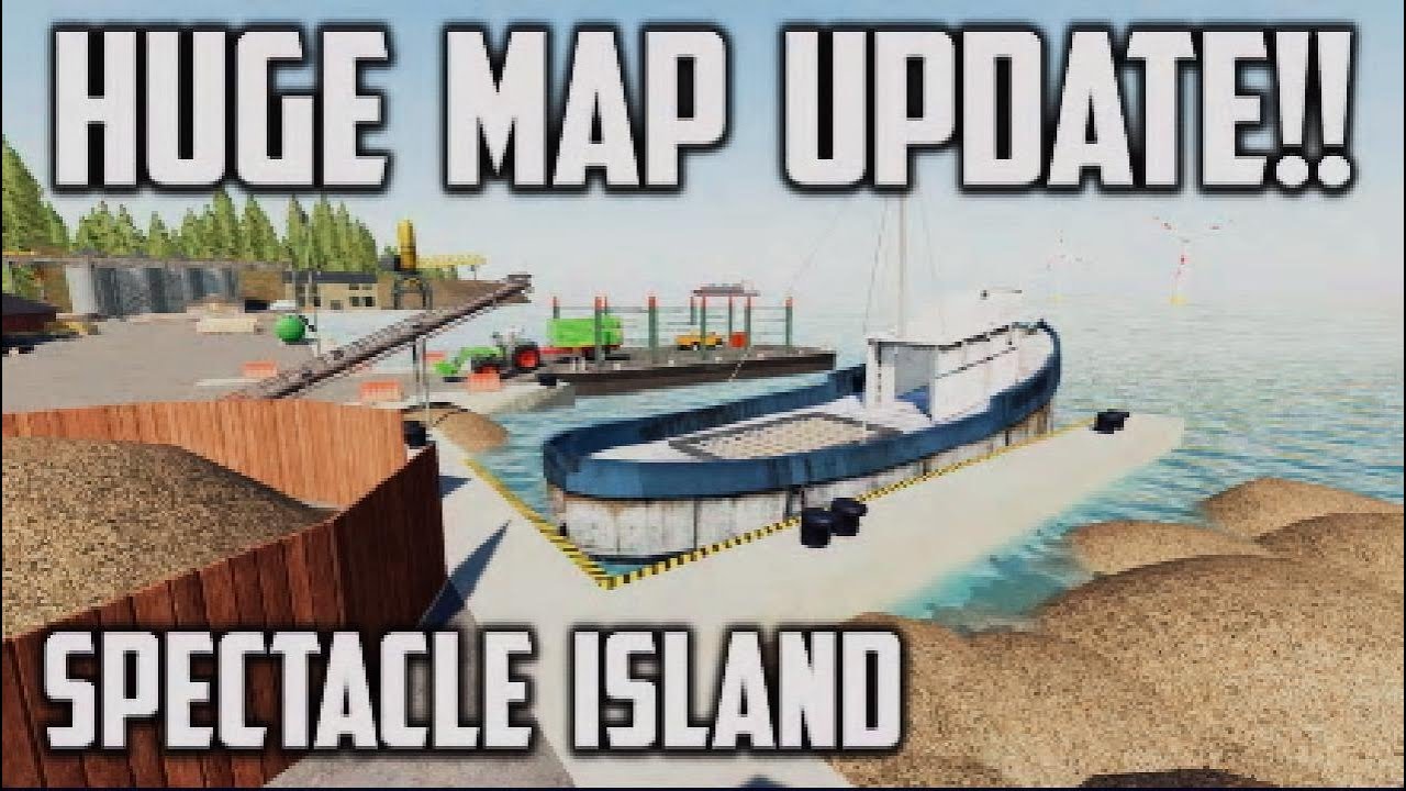 FS19 &ldquo;SPECTACLE ISLAND&rdquo; HUGE MAP UPDATE! Farming Simulator 19 (Review).