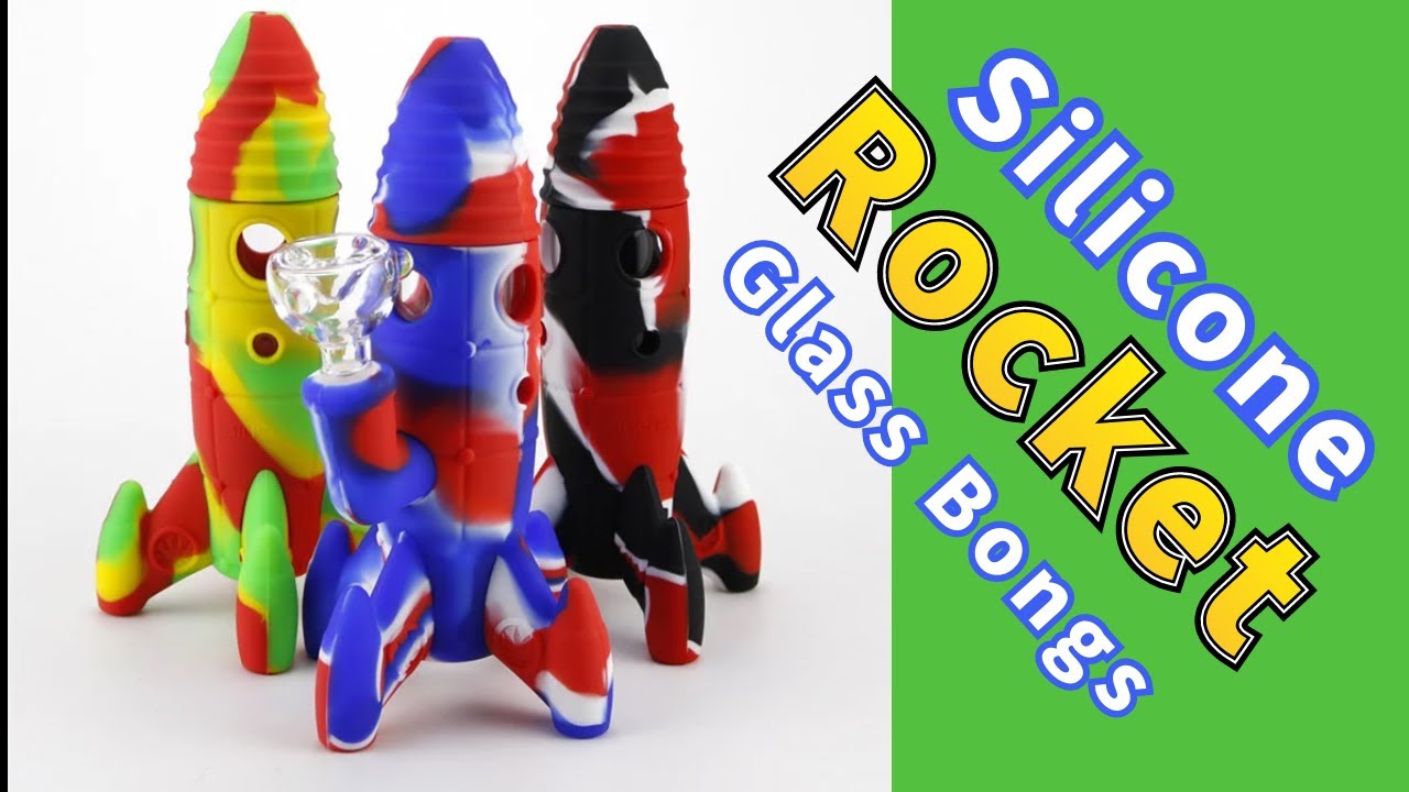 Rocket Silicone Bubbler Bong With Downstem ShareBongs Product Review