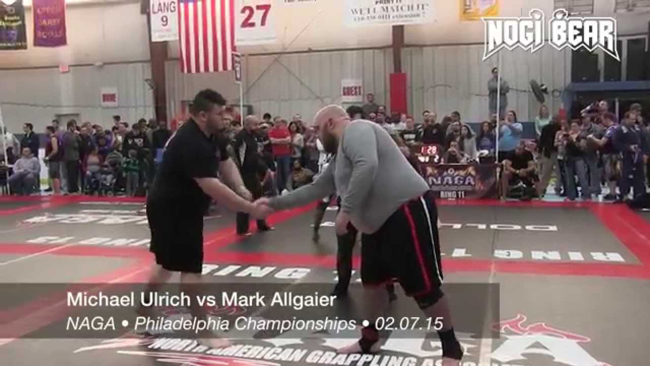 Super Heavyweight No-Gi Match &bull; Michael Ulrich vs Mark Allgaier at NAGA 02.07.15