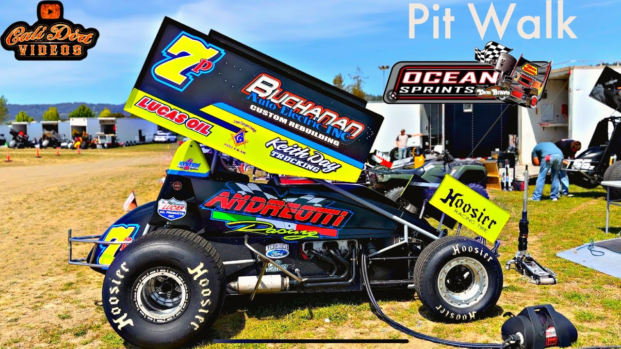Pit Walk | Ocean Speedway | Taco Bravo 360 Sprint Car | April 28, 2023