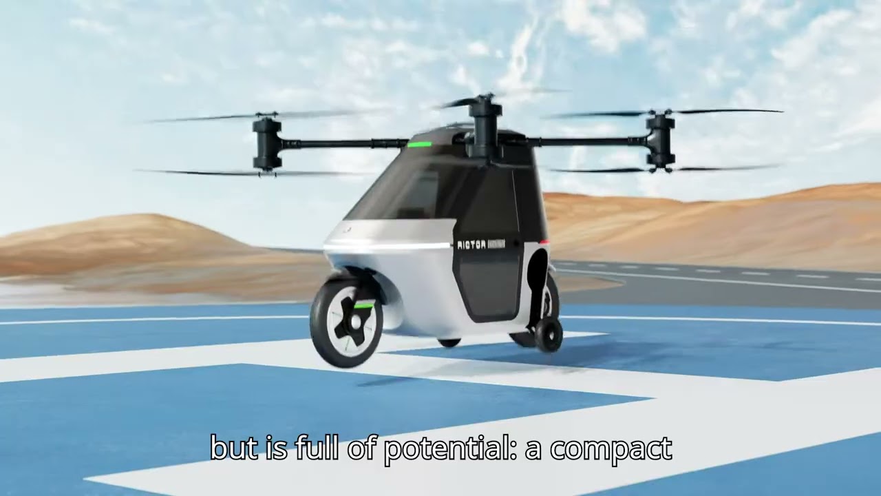 Rictor Skyrider X1 - flying electric bike at 9.999$