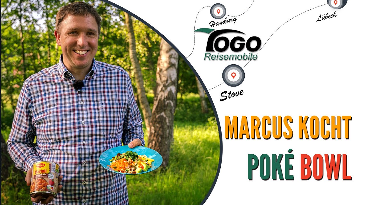 ❤️ Das beste Rezept im Wohnmobil! Marcus kocht Asia Pok&eacute; Bowl im Westfalia Columbus TOGO REISEMOBILE