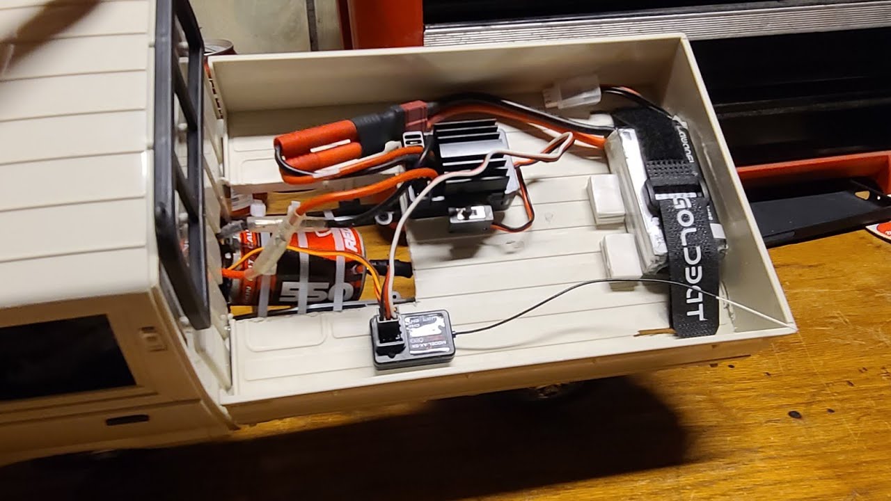 wpl D12 motor mod redcat volcano epx 550 motor upgrade