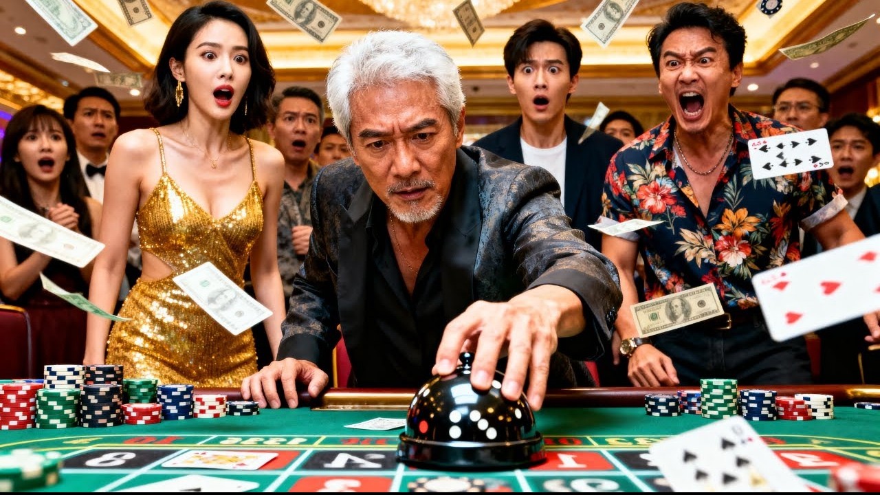 窮酸老乞丐竟是隱藏賭神，不到十分鐘就贏下整個賭場，全場嘩然！#馬場大亨