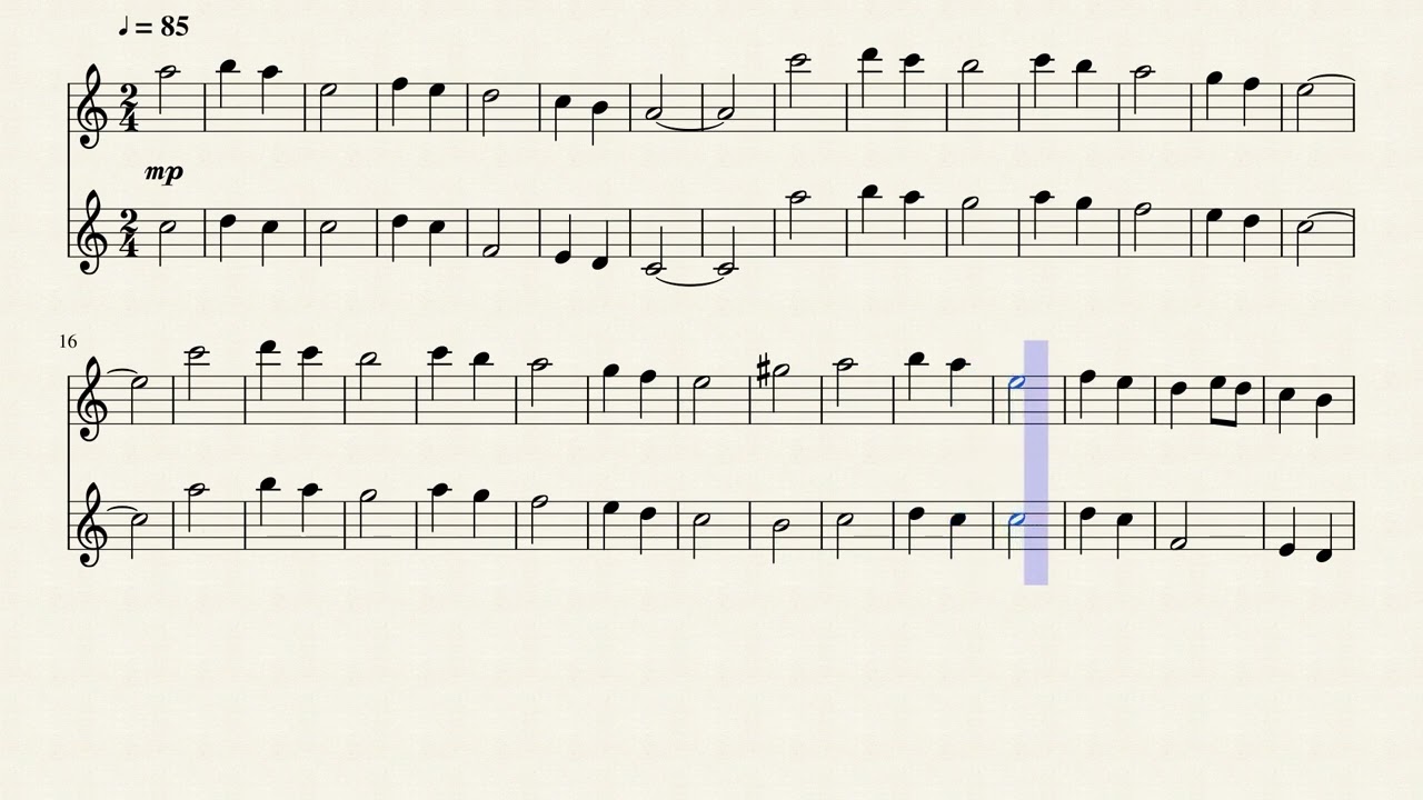 Csardas A-Moll Czardas A-Minor Paraphrase Variations Two violins