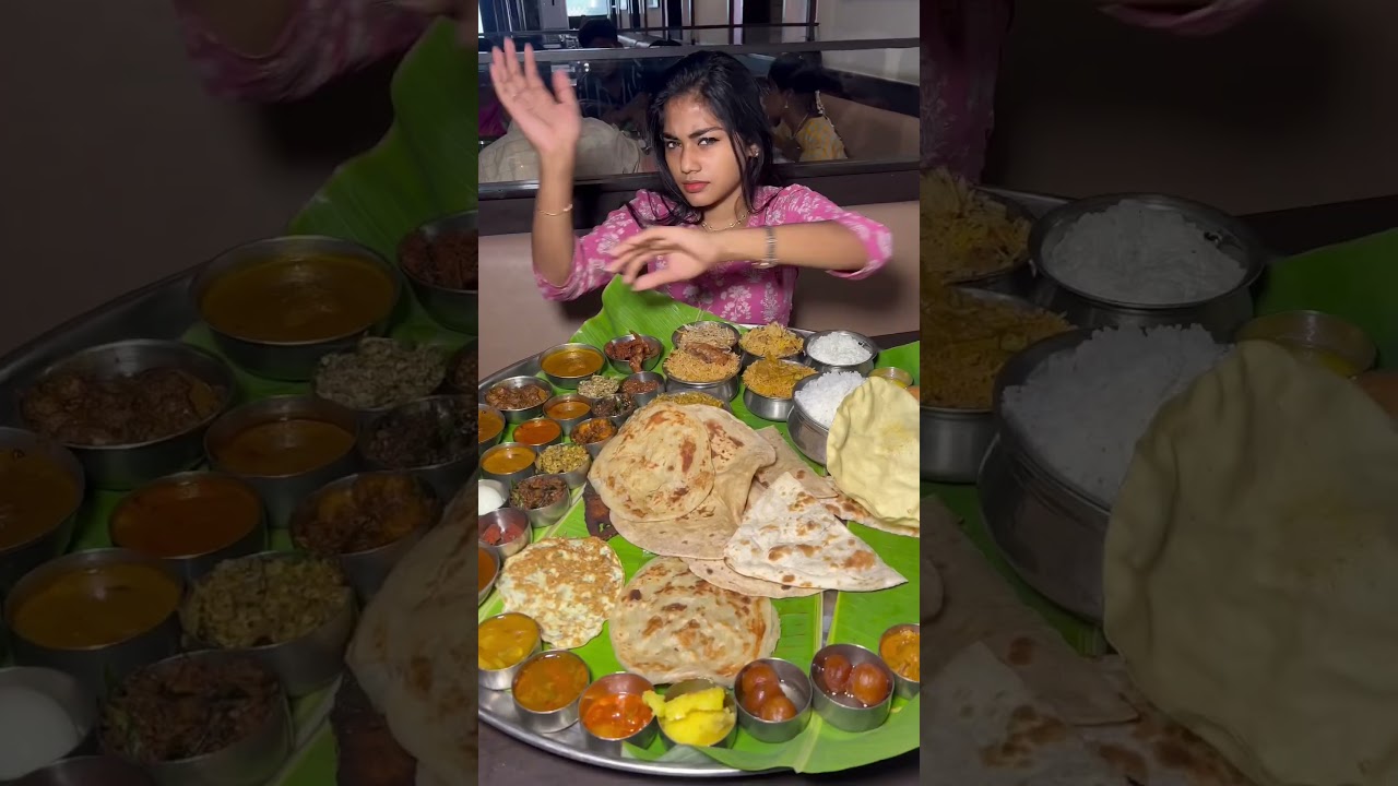 Unlimited thali😱🤤 #chennaifoods #foodie #chennaifood #ponnusamy