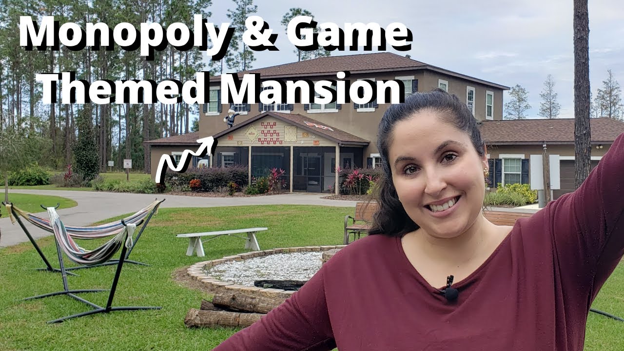 Inside a Monopoly & Game Themed Mansion! The Great Escape Lakeside Airbnb & VRBO