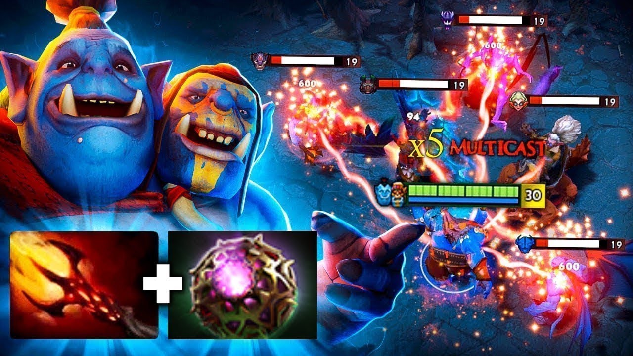 25 Kills Ogre Magi Insane Damage🔥🔥🔥 One Shot Rampage | Dota 2 Gameplay