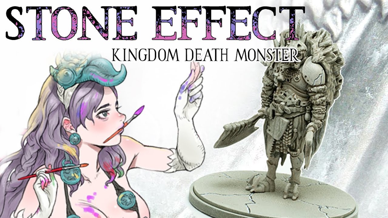 Painting Stone Effect - Kingdom Death Monster