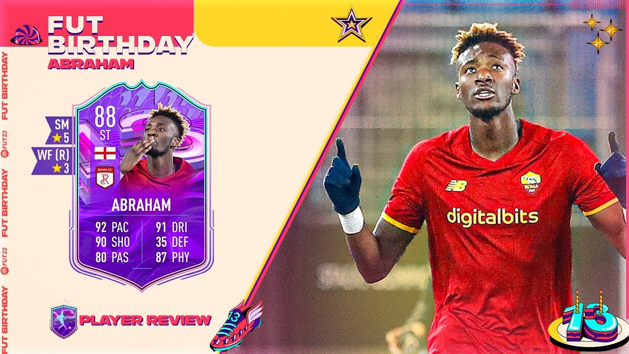 THIS CARD SHOULDNT BE ALLOWED! 88 FUT BIRTHDAY ABRAHAM PLAYER REVIEW - FIFA 22 ULTIMATE TEAM