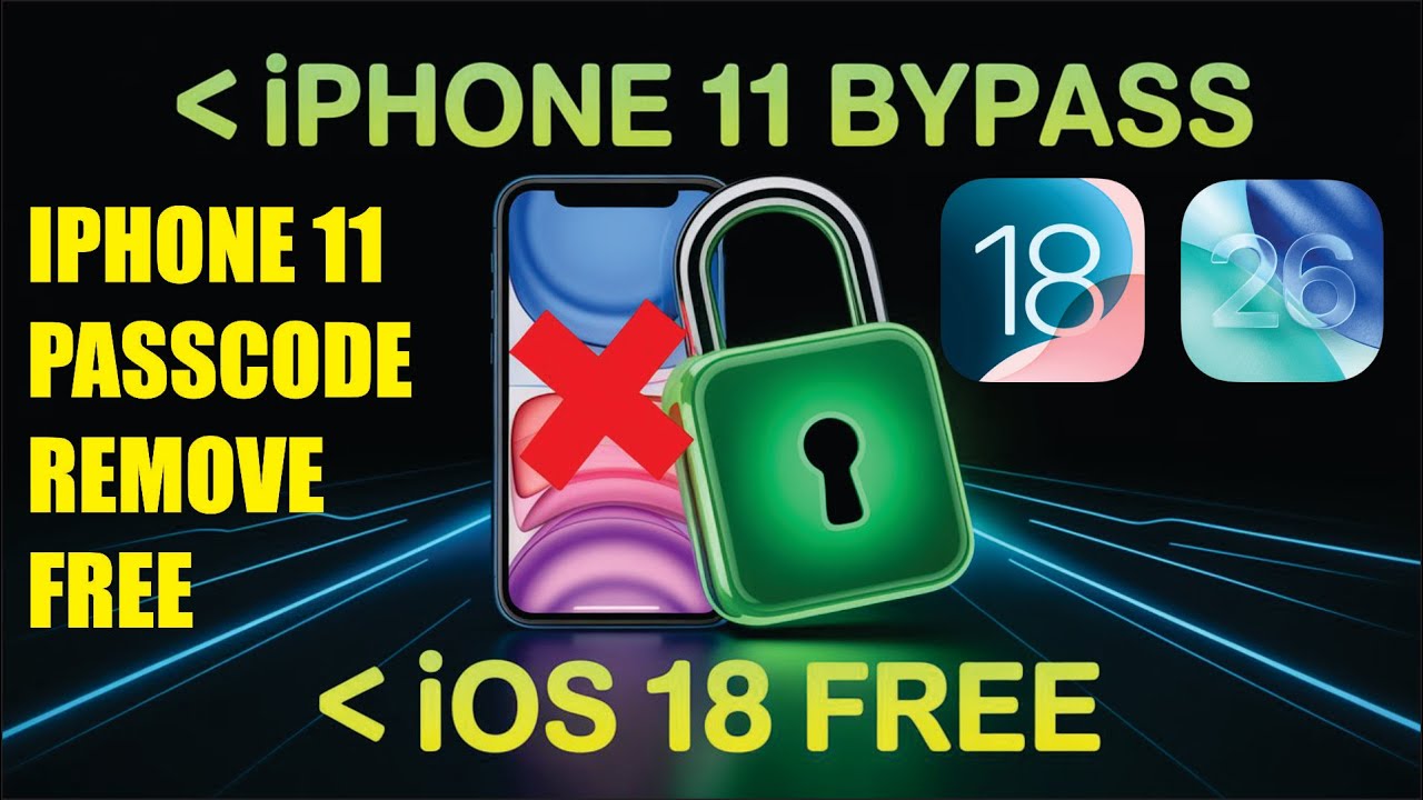 iPhone 11 Passcode Bypass iOS 18 ✅ Free Unlock Without Apple ID | 2025 Latest Method