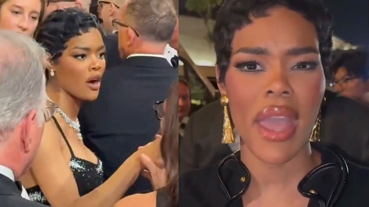 Teyana Taylor Pushed By Security Guard After Oscars
