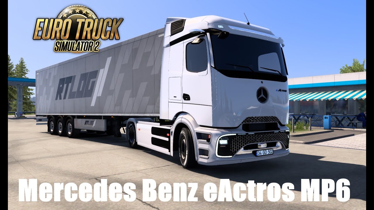 ETS2 Mods - Mercedes Benz eActros MP6 v1.3  1.55