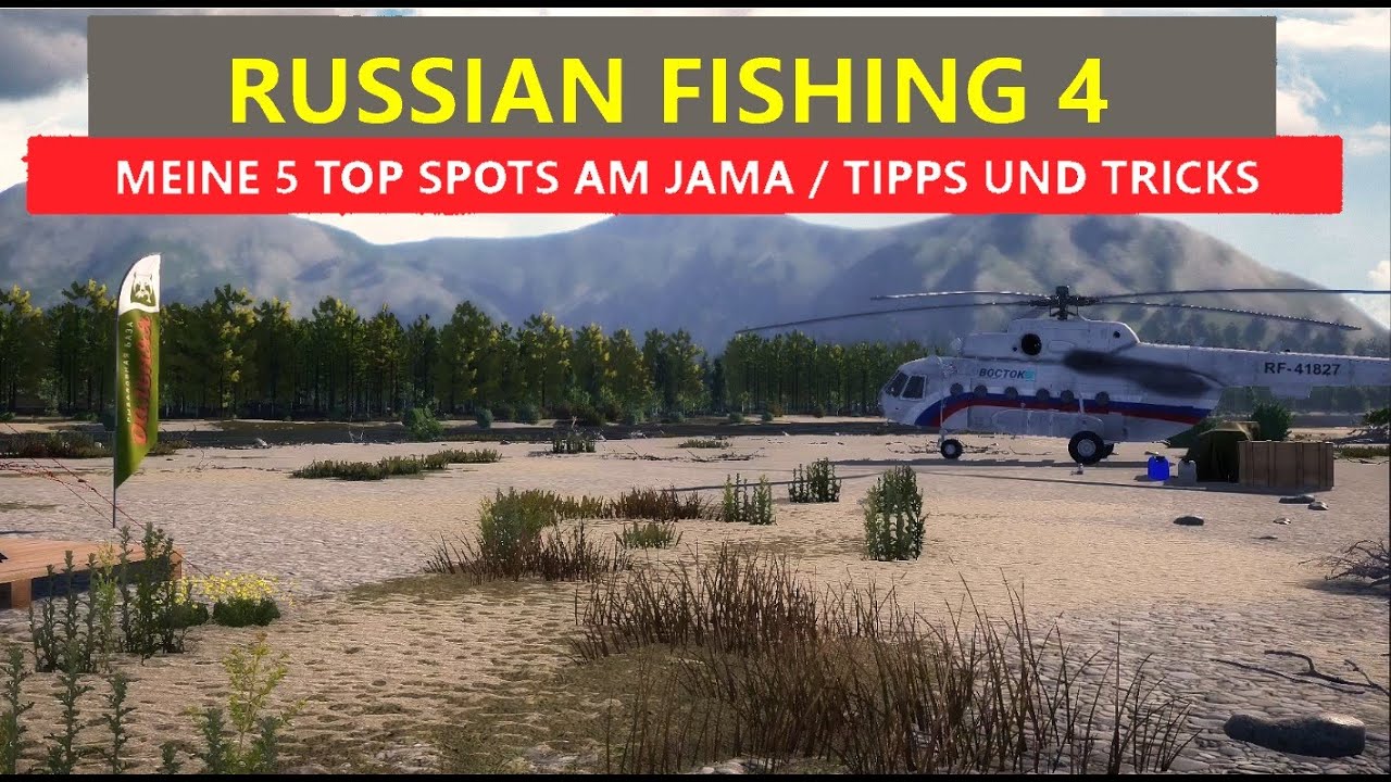 Russian Fishing 4 - Meine 5 Top Spots am Fluss Jama für das Spinnfischen Tipps und Tricks Tutorial