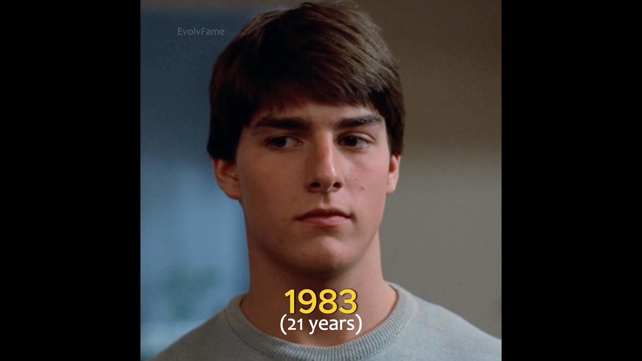 The evolution of Tom Cruise (1983-2025) #tomcruise #evolution #goviral #fyp #shorts