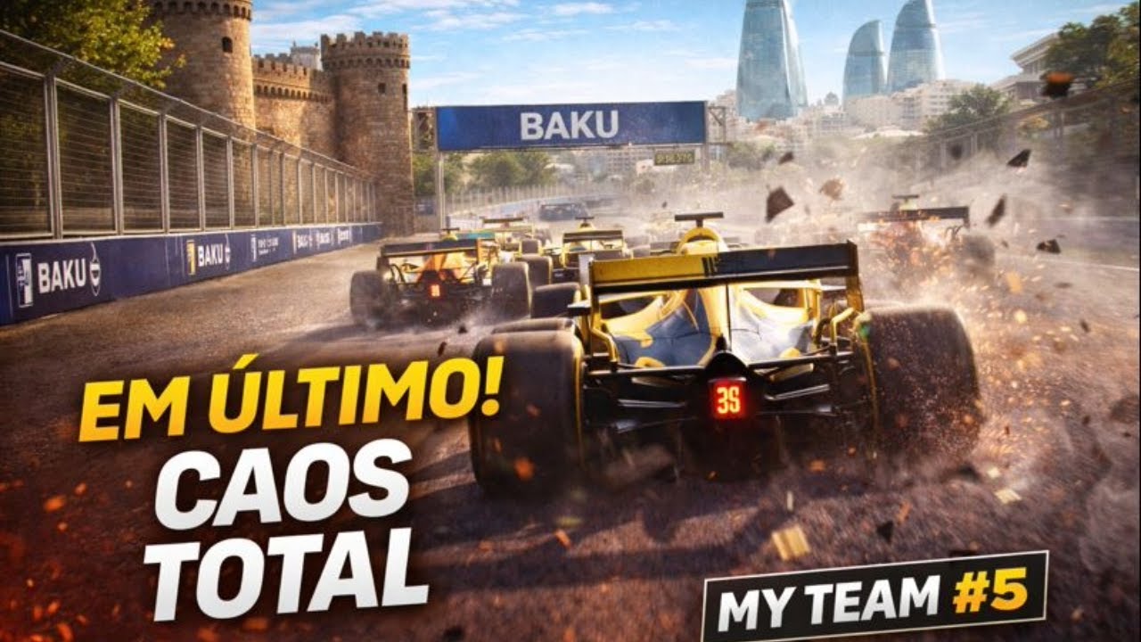 Monoposto: My Team #5 azerbaijâo - LARGUEI EM ÚLTIMO… E O CAOS TOMOU CONTA 😱
