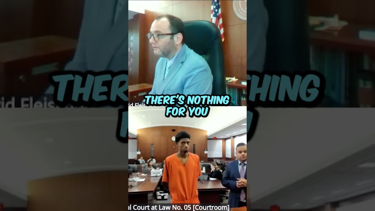 Judge Fleischer Gives DEATH STARE To Repeat Offender