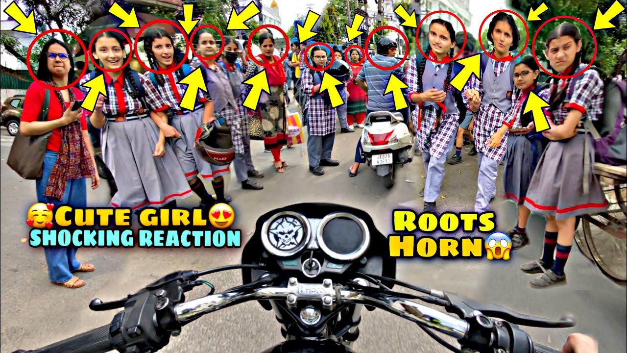 Public Reactions On Roots Horn | Splendor Modified Bike | Yogesh 01