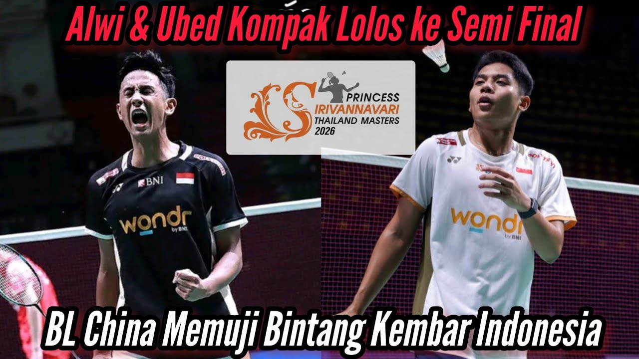 Komen BL China Melihat Alwi Farhan dan Moh Zaki Ubaidillah Lolos ke Semi Final Thailand Masters S300