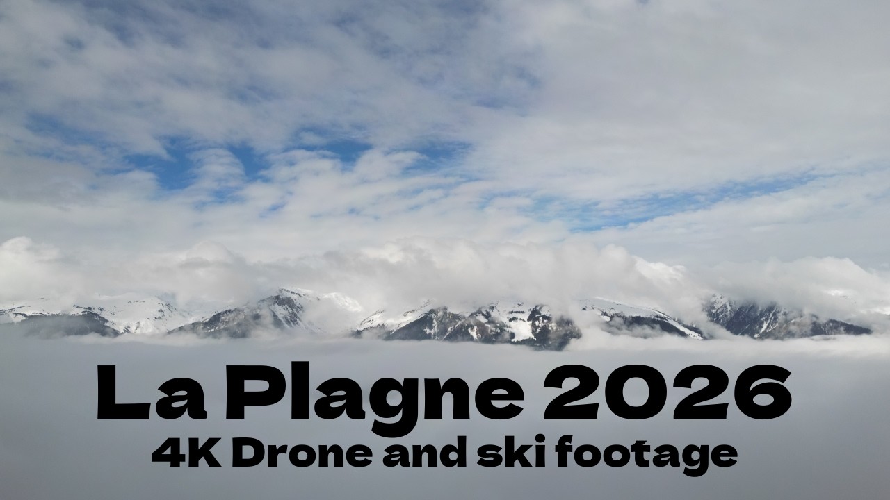 La Plagne 2026 | 4K Ski and Drone footage