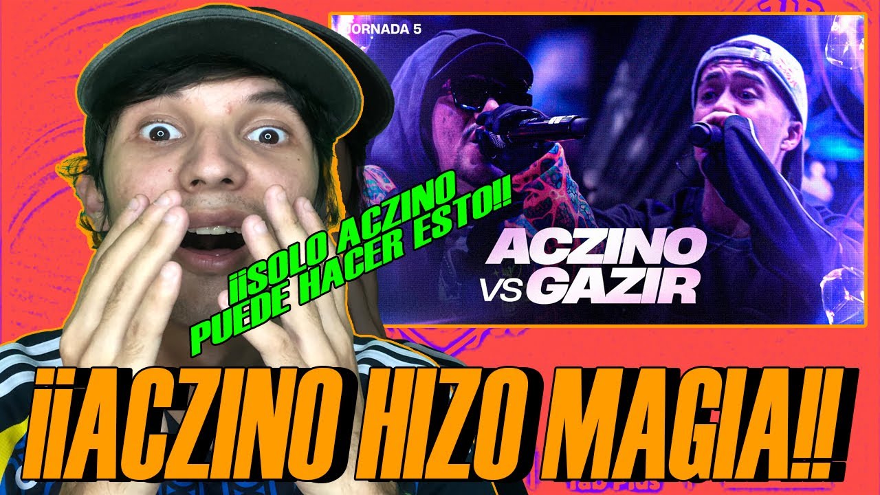 ACZINO VS GAZIR ¡¡Aczino hizo magia en plena batalla!! / FECHA FINAL - FMS WORLD SERIES - FECHA 5